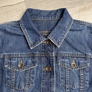 Lauren Jeans Co Ralph Lauren Denim Jacket Medium Wash Cotton Petite Small P/S